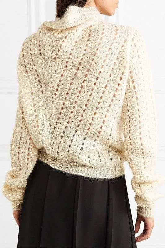 Cut-Out Asymmetrical Sweater