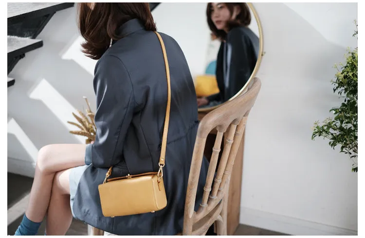 Cute Womens Small Leather Crossbody Purse Cross Shoulder Bag For Women