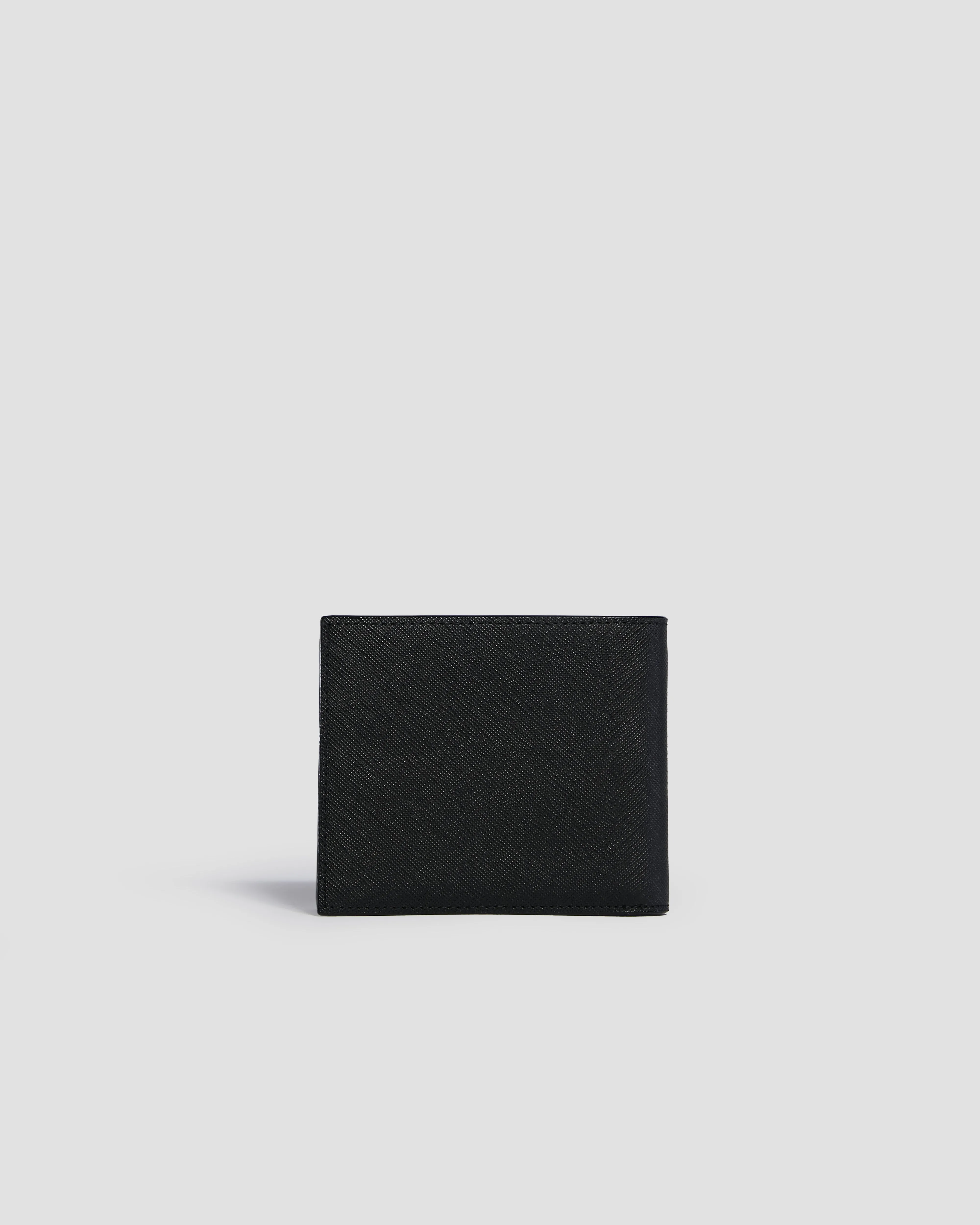 Embellished Textured Bifold Wallet - Six Slots