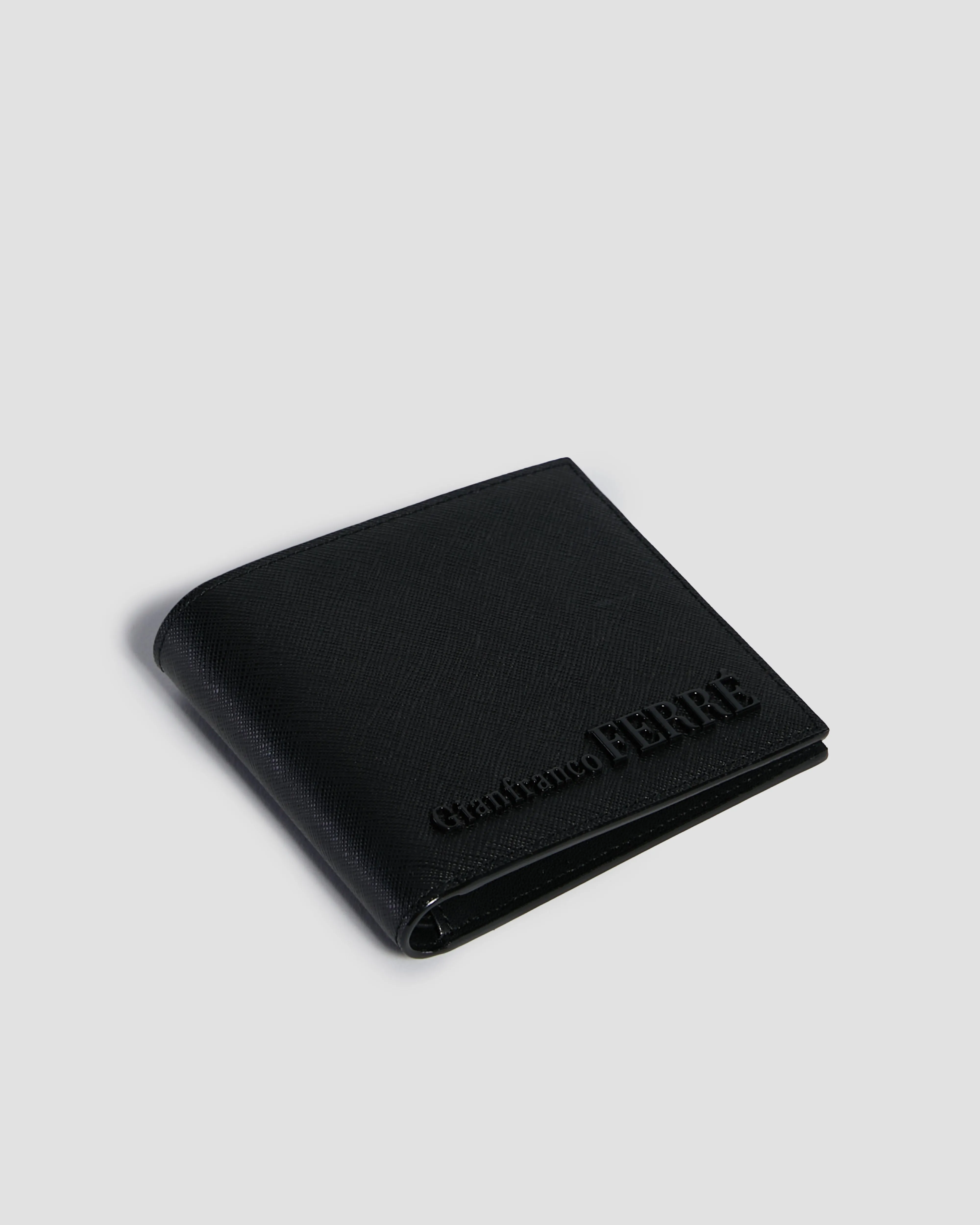 Embellished Textured Bifold Wallet - Six Slots