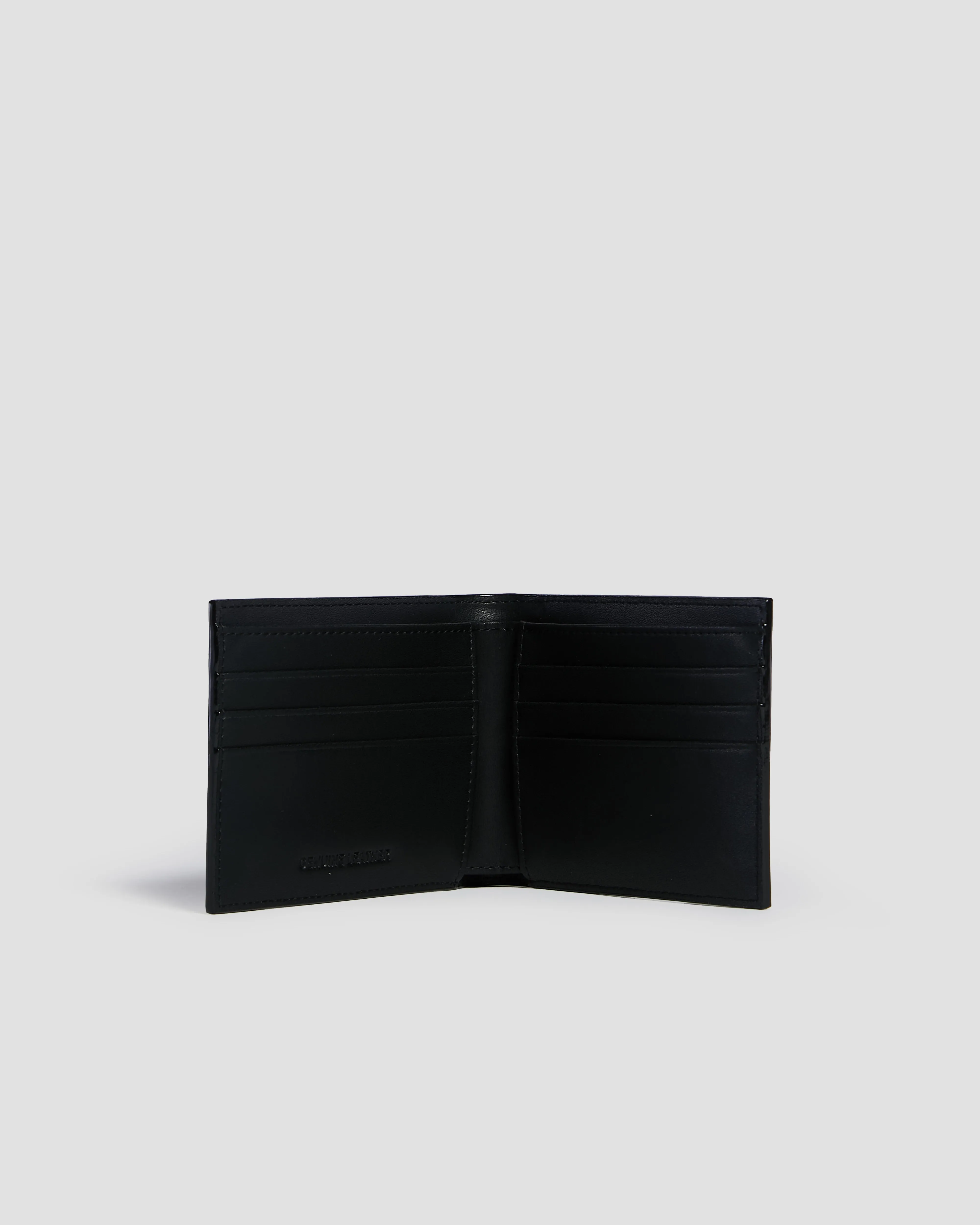 Embellished Textured Bifold Wallet - Six Slots