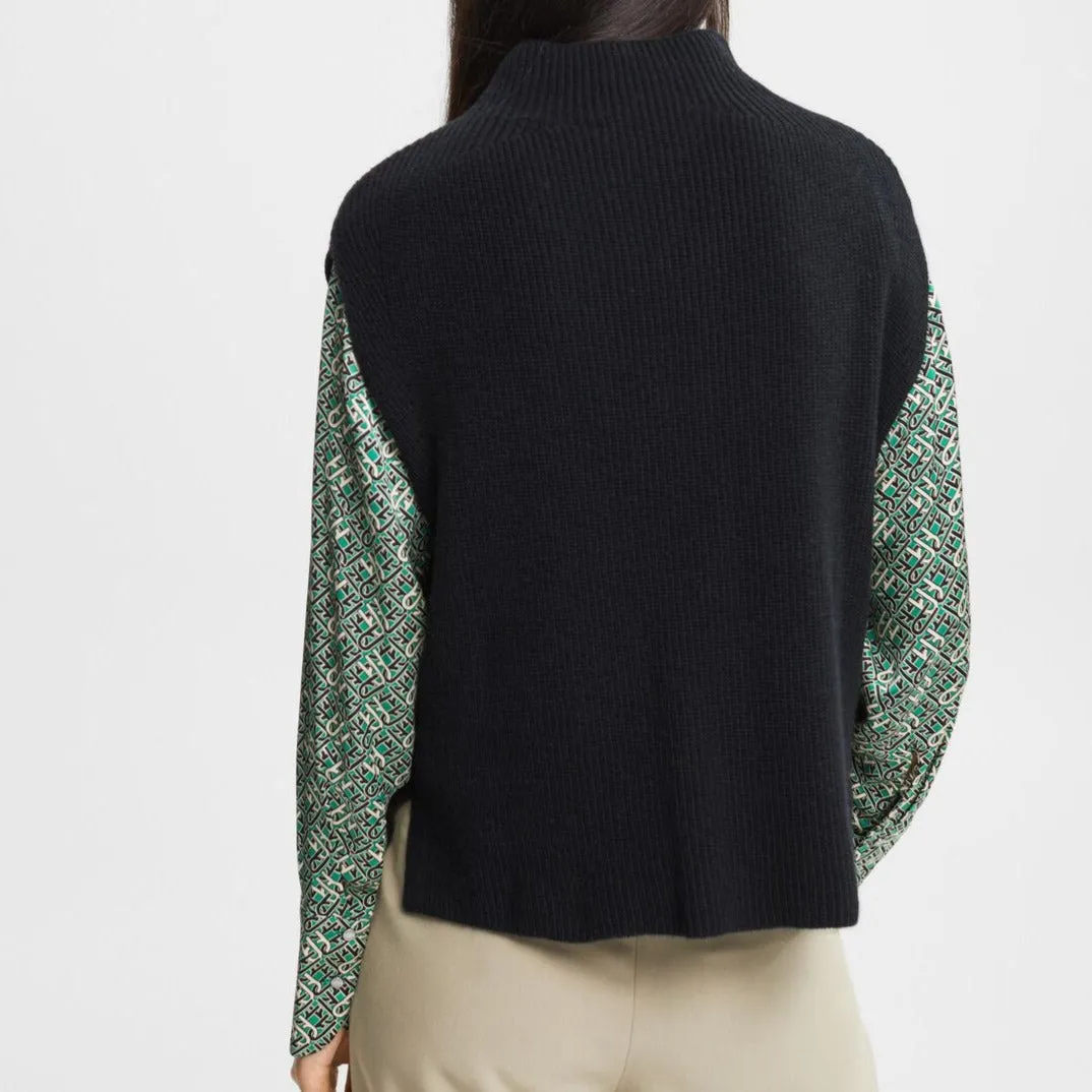 Esprit Wool blend slipover in Black