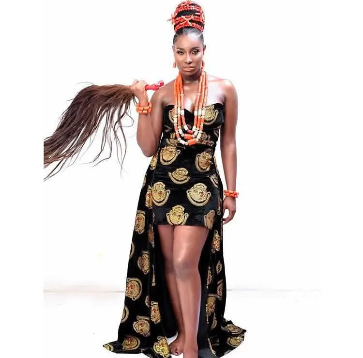 Exquisite Isiagu Attire for Igbo Brides