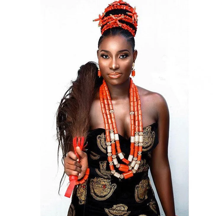 Exquisite Isiagu Attire for Igbo Brides