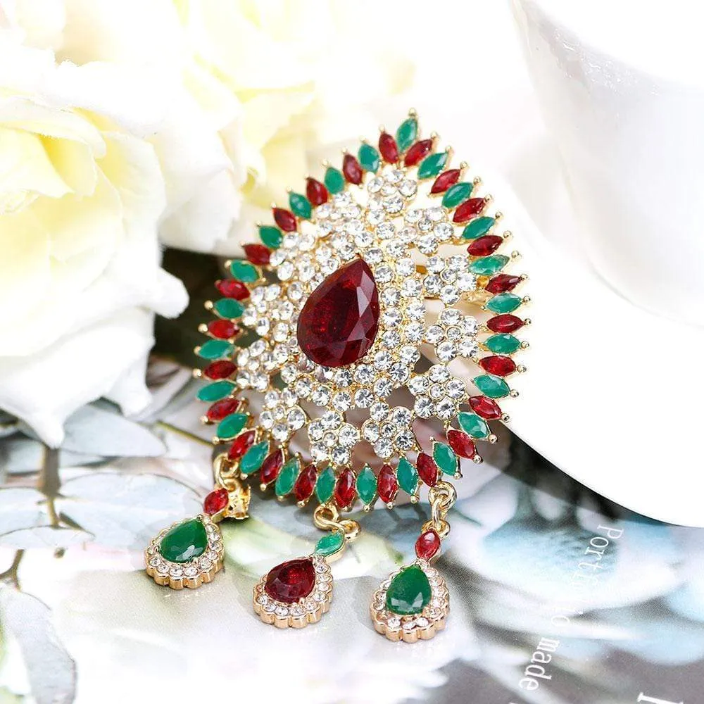 Exquisite Rhinestone Studded Dress Accessory