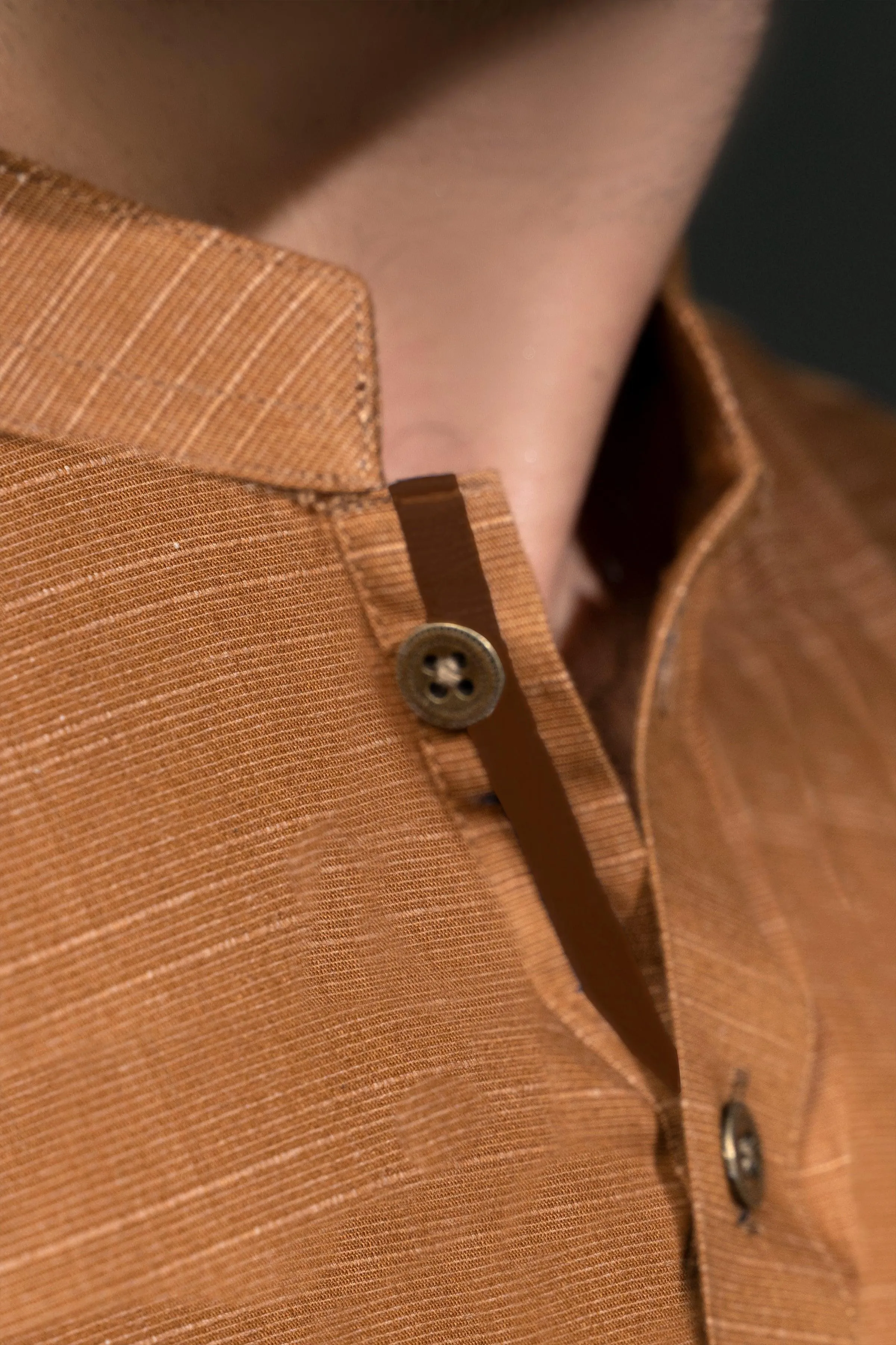 EXQUISITE TEXTURED KURTA PAJAMA MUSTARD