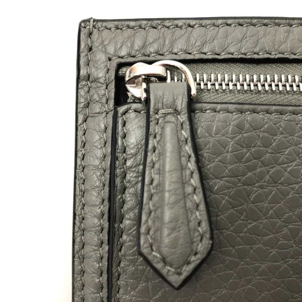 Fendi Leather FF Baguette Card Holder - '10s