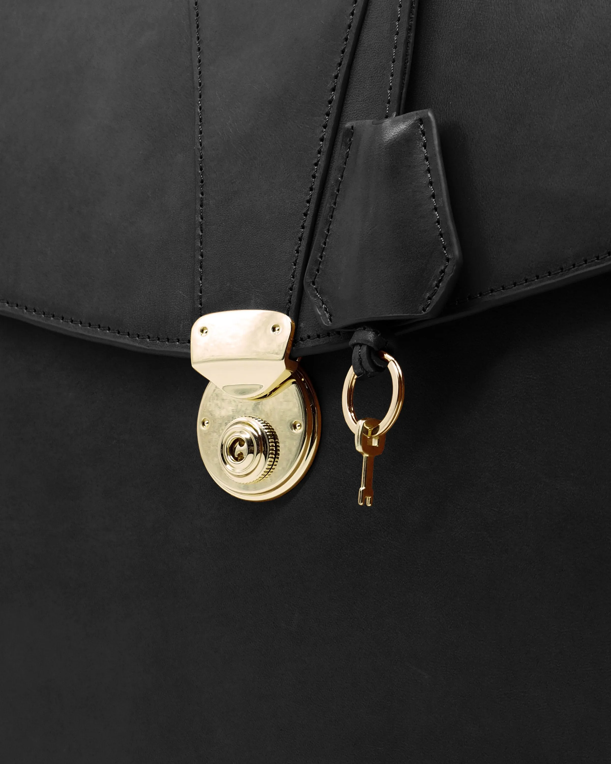 Gentry Lock Briefcase (Nero)