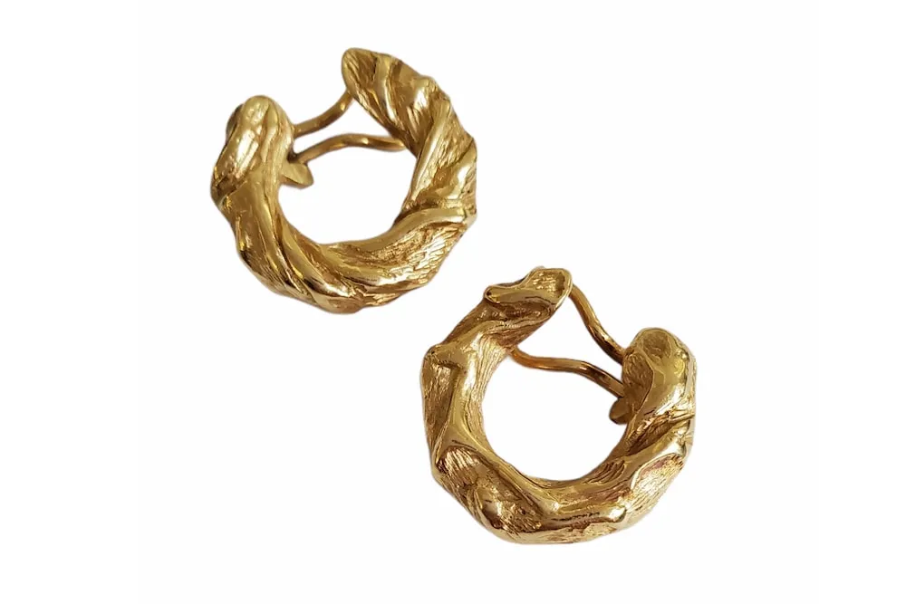 Gilbert Albert Gold Ear Hoops