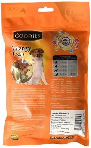 Goodies energy Treats Bone Shaped for Dogs 500g