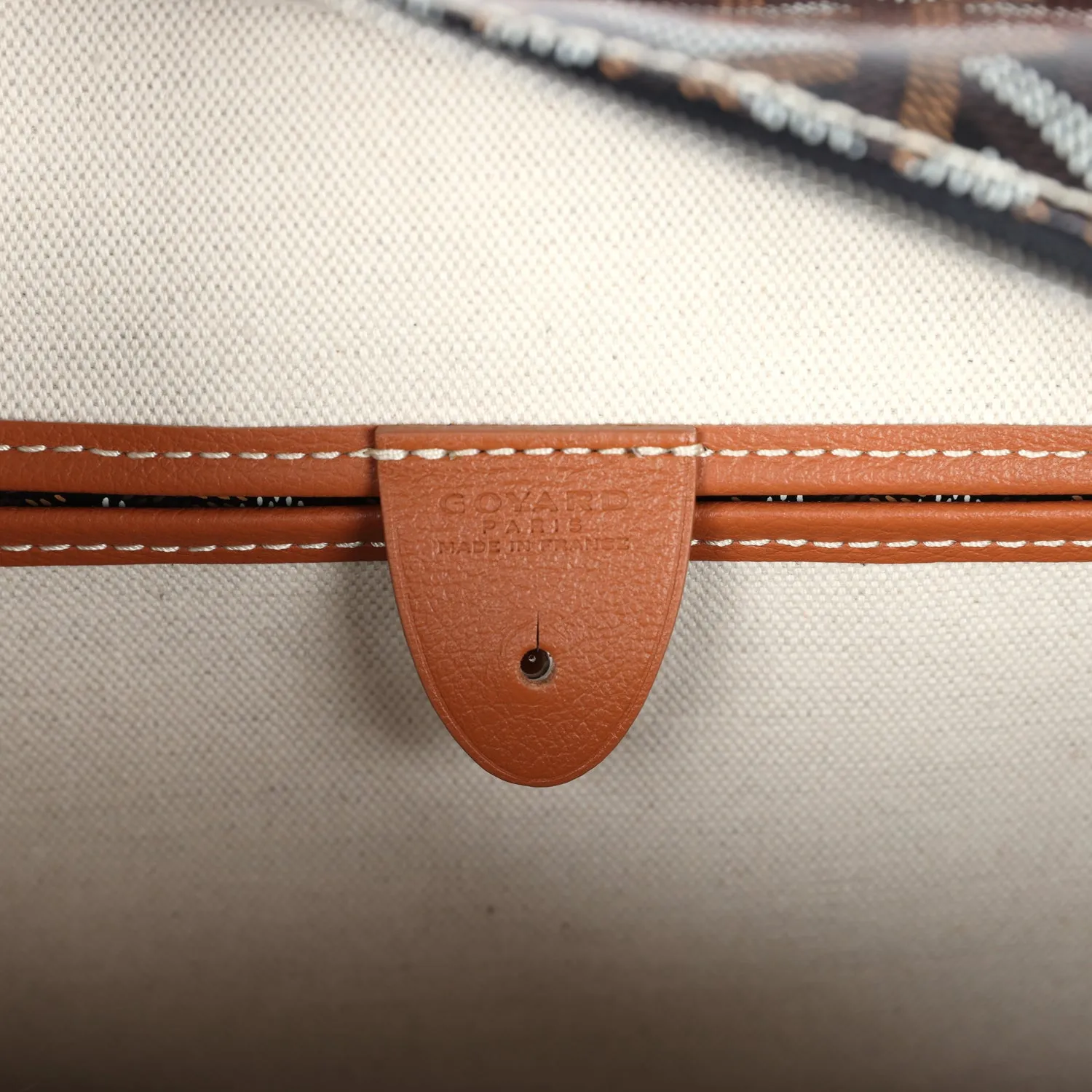 Goyard Goyardine Black and Brown Artois PM Palladium Hardware