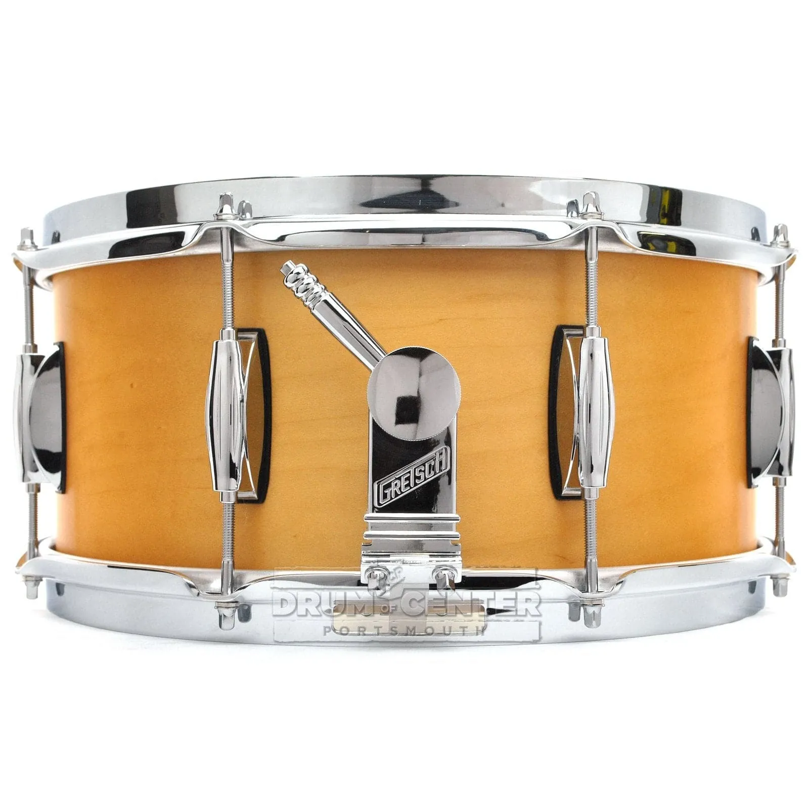 Gretsch Brooklyn Snare Drum 14x6.5 8-Lug Satin Natural w/Micro-Sensitive Strainer