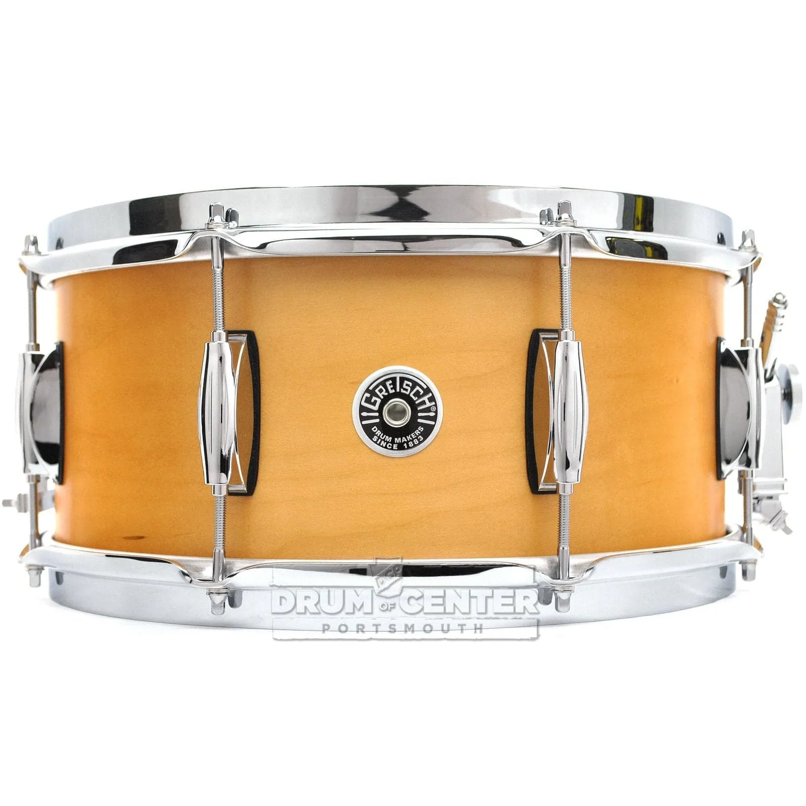 Gretsch Brooklyn Snare Drum 14x6.5 8-Lug Satin Natural w/Micro-Sensitive Strainer
