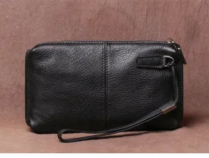 Guro High Quality Leather Clutch Bag Long Wallet Men Wallet Hand Bag Women Luxury Mobile Phone Bags   S3440059