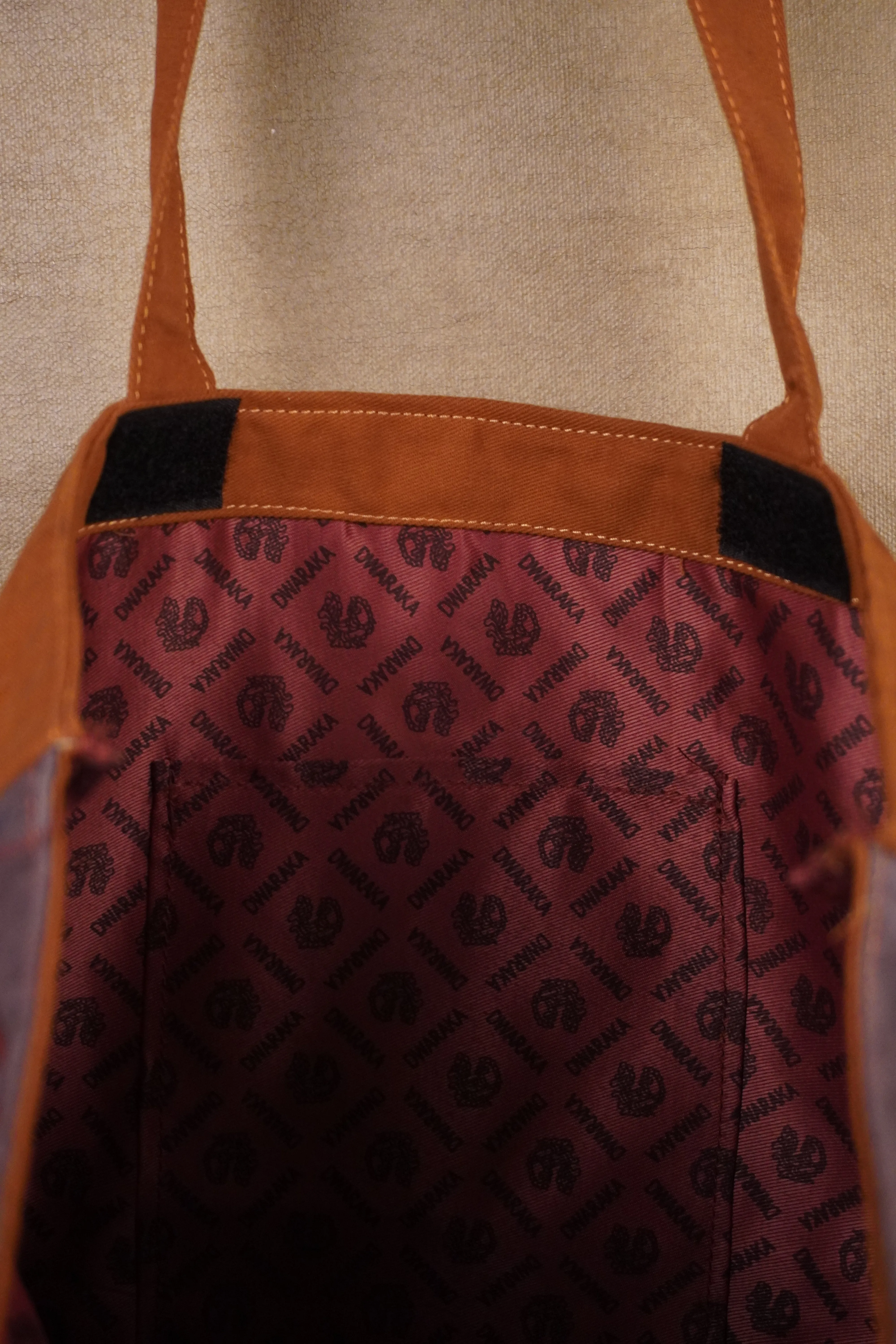 Hand Painted Kalamkari Shopping Bag