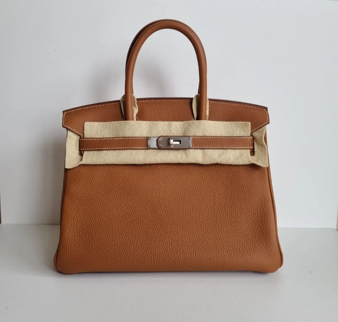 Hermès 30 Birkin Togo PHW Bag