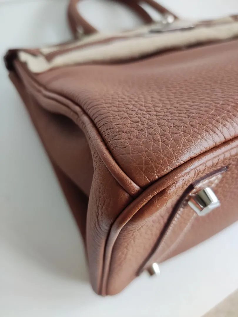 Hermès 30 Birkin Togo PHW Bag