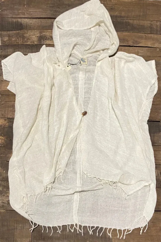 Hooded Earthy Feeling Kimono by Jaded Gypsy