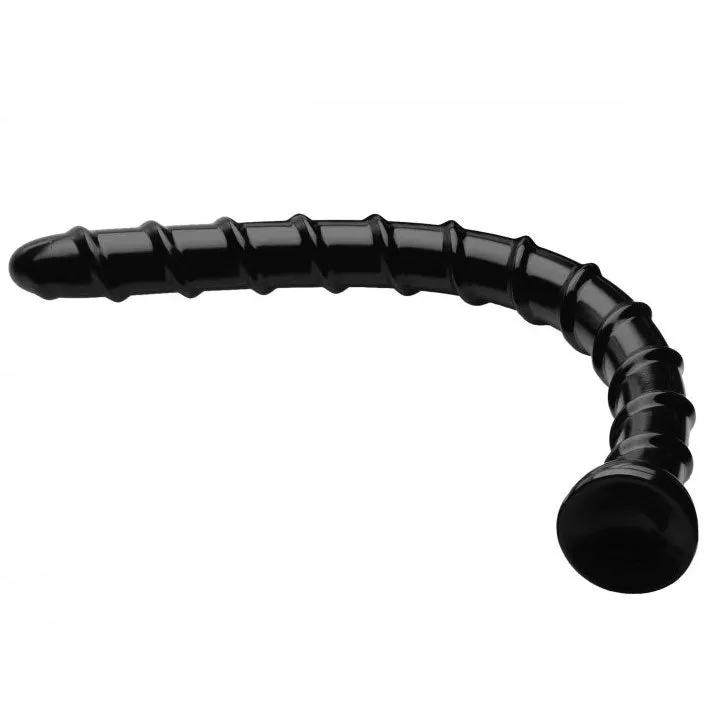 Hosed 18 Inch Swirl Thick Anal Snake Dildo