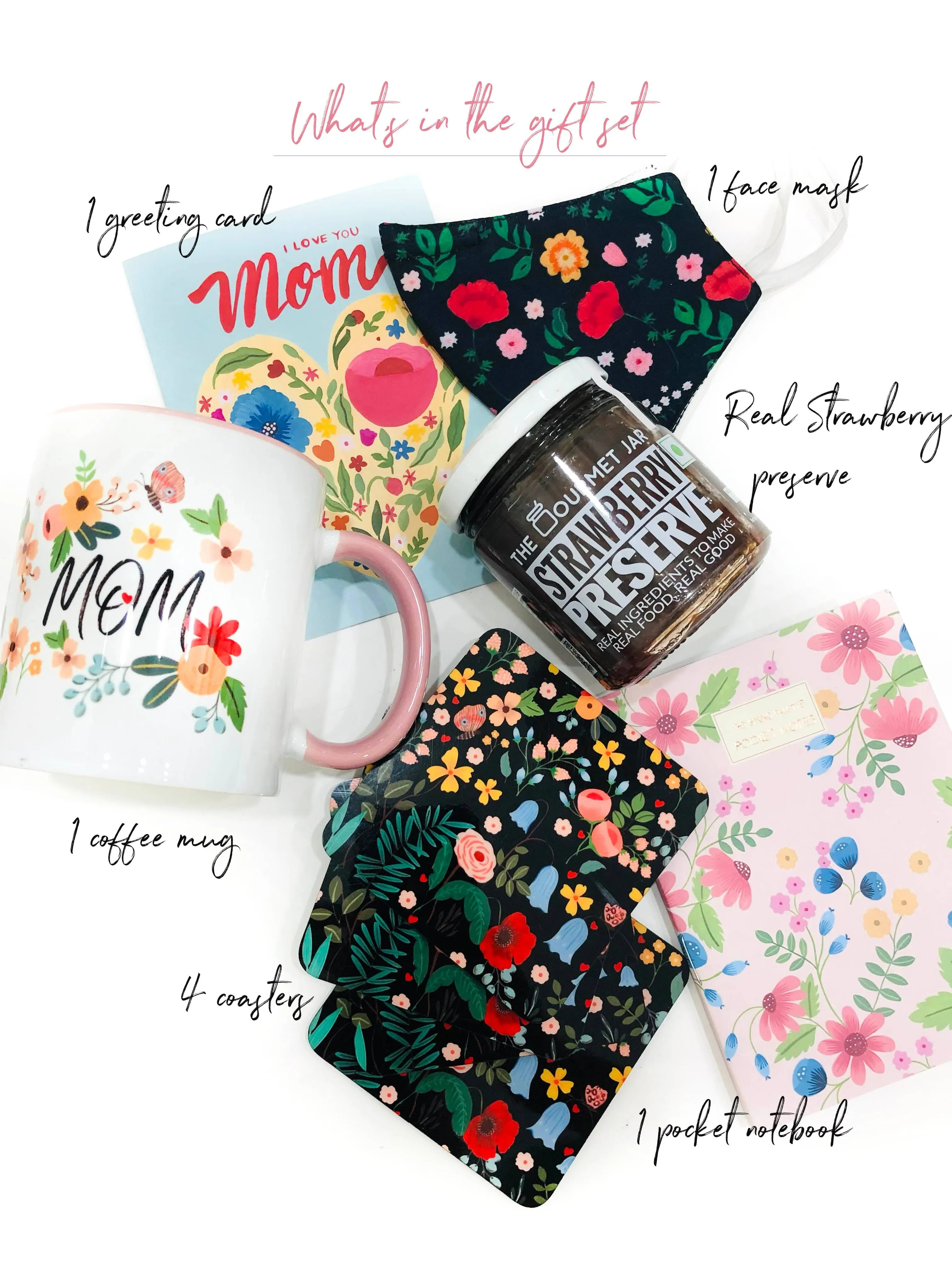 I Love You Mom Gift Set (Bundle of 6 products)