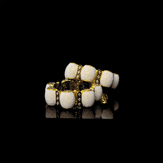 Introducing our exquisite Traditional Gajra Pair - (KMB0576)