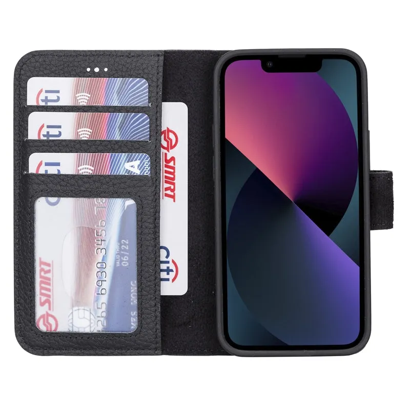 iPhone 13 Mini Leather Wallet Case