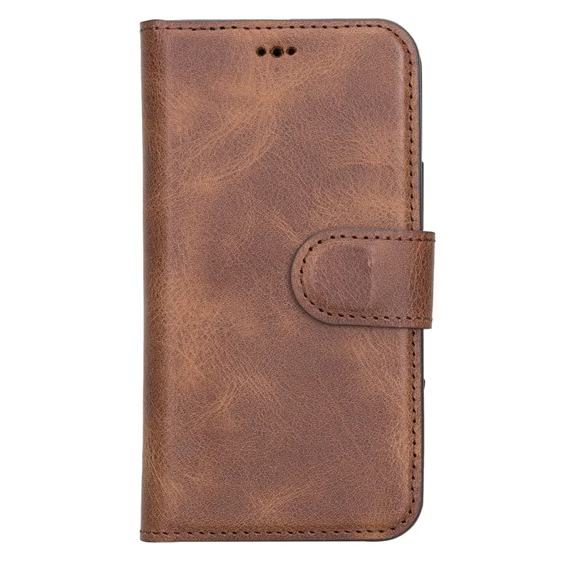 iPhone 13 Mini Leather Wallet Case