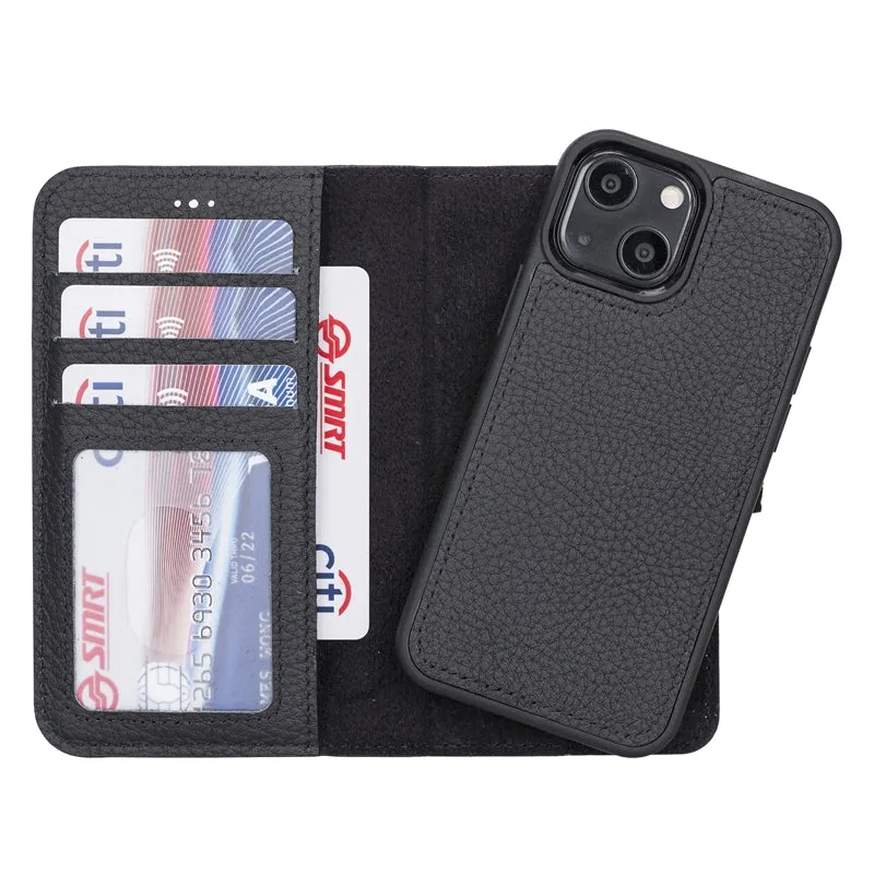 iPhone 13 Mini Leather Wallet Case