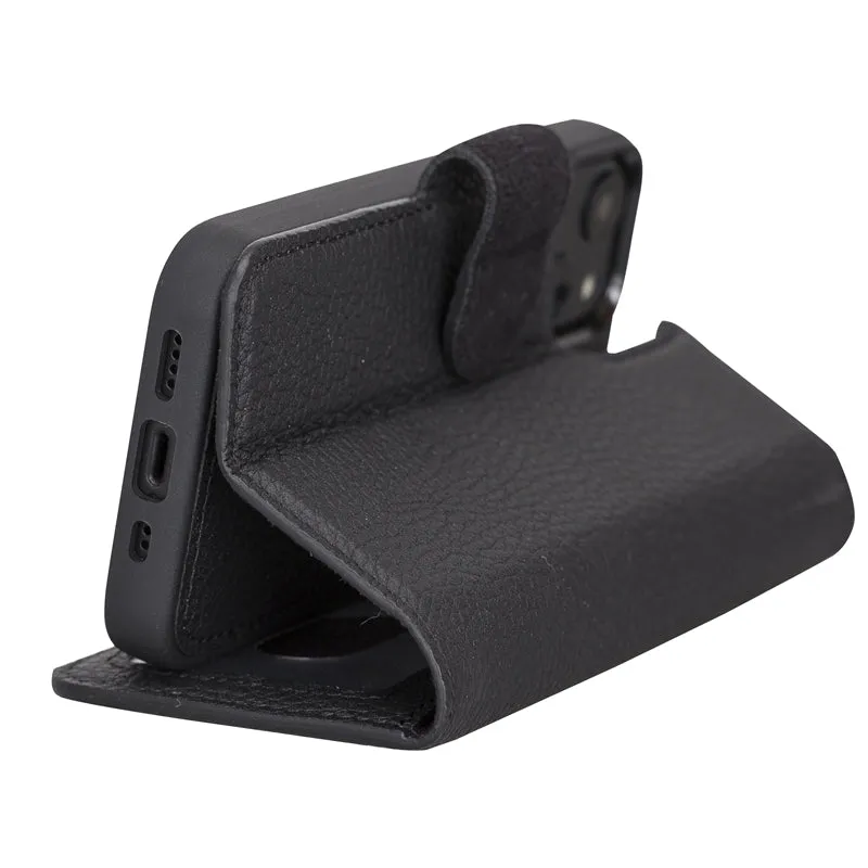 iPhone 13 Mini Leather Wallet Case
