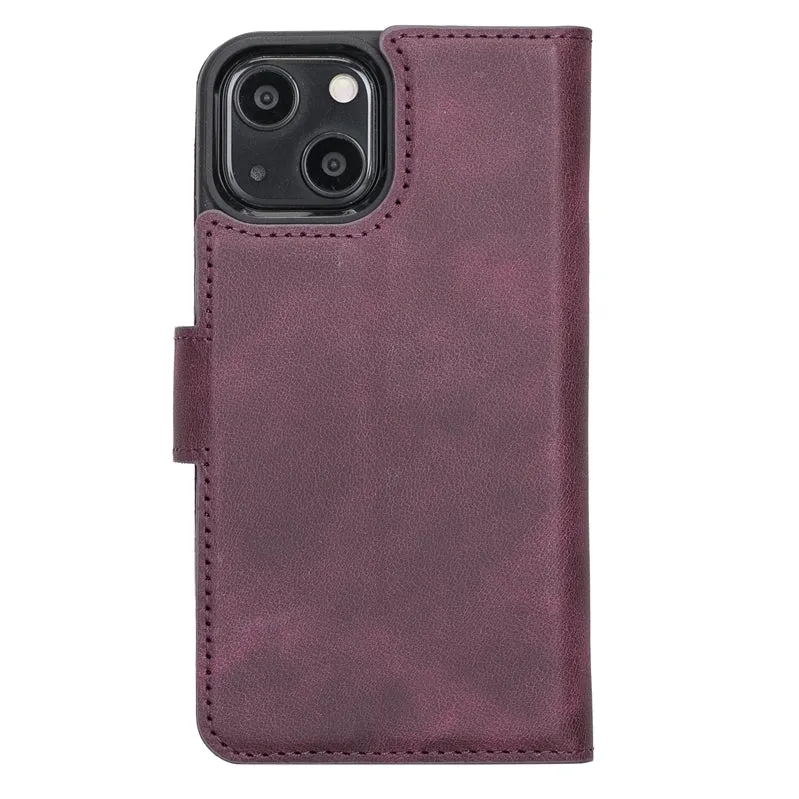 iPhone 13 Mini Leather Wallet Case