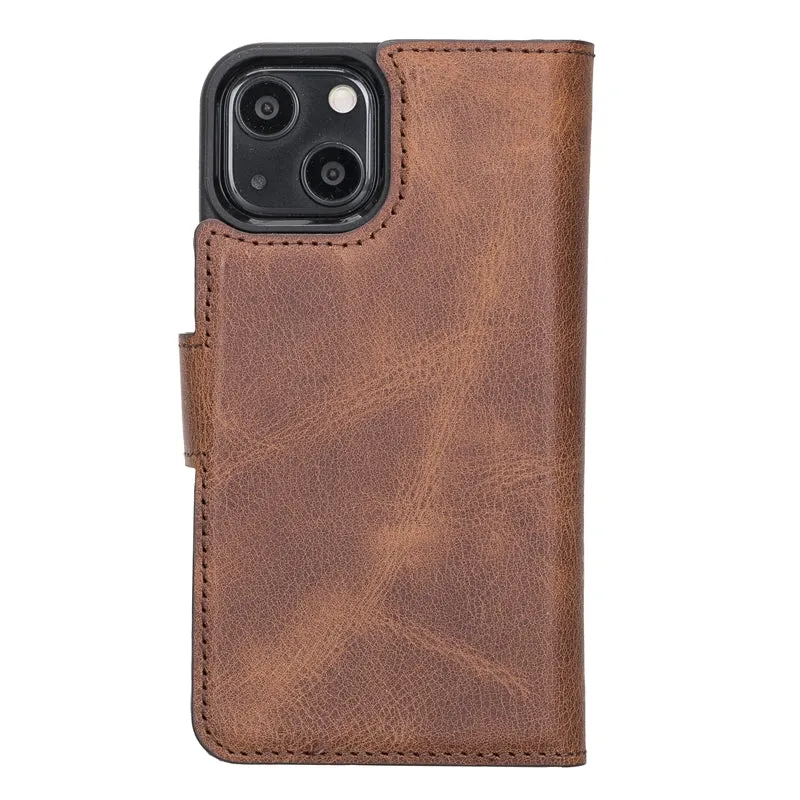 iPhone 13 Mini Leather Wallet Case