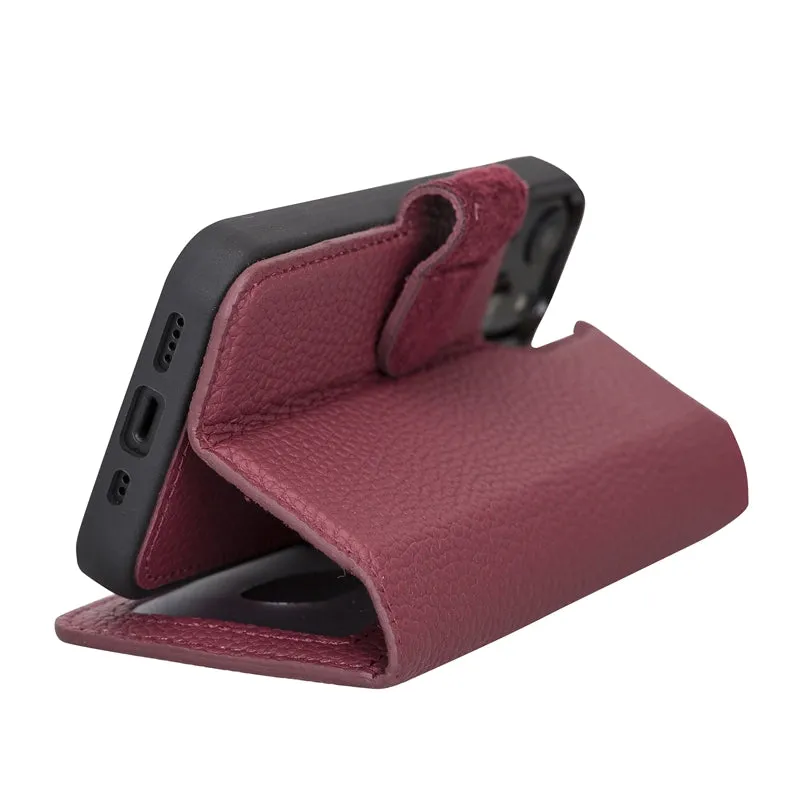 iPhone 13 Mini Leather Wallet Case