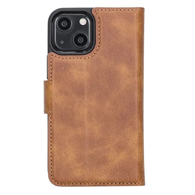 iPhone 13 Mini Leather Wallet Case