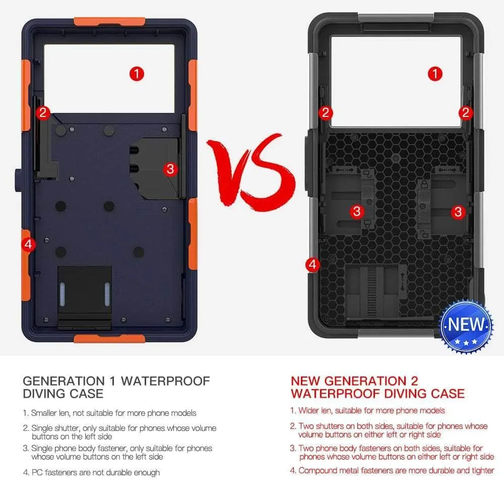 iPhone 14 Pro Professional Diving Waterproof Case