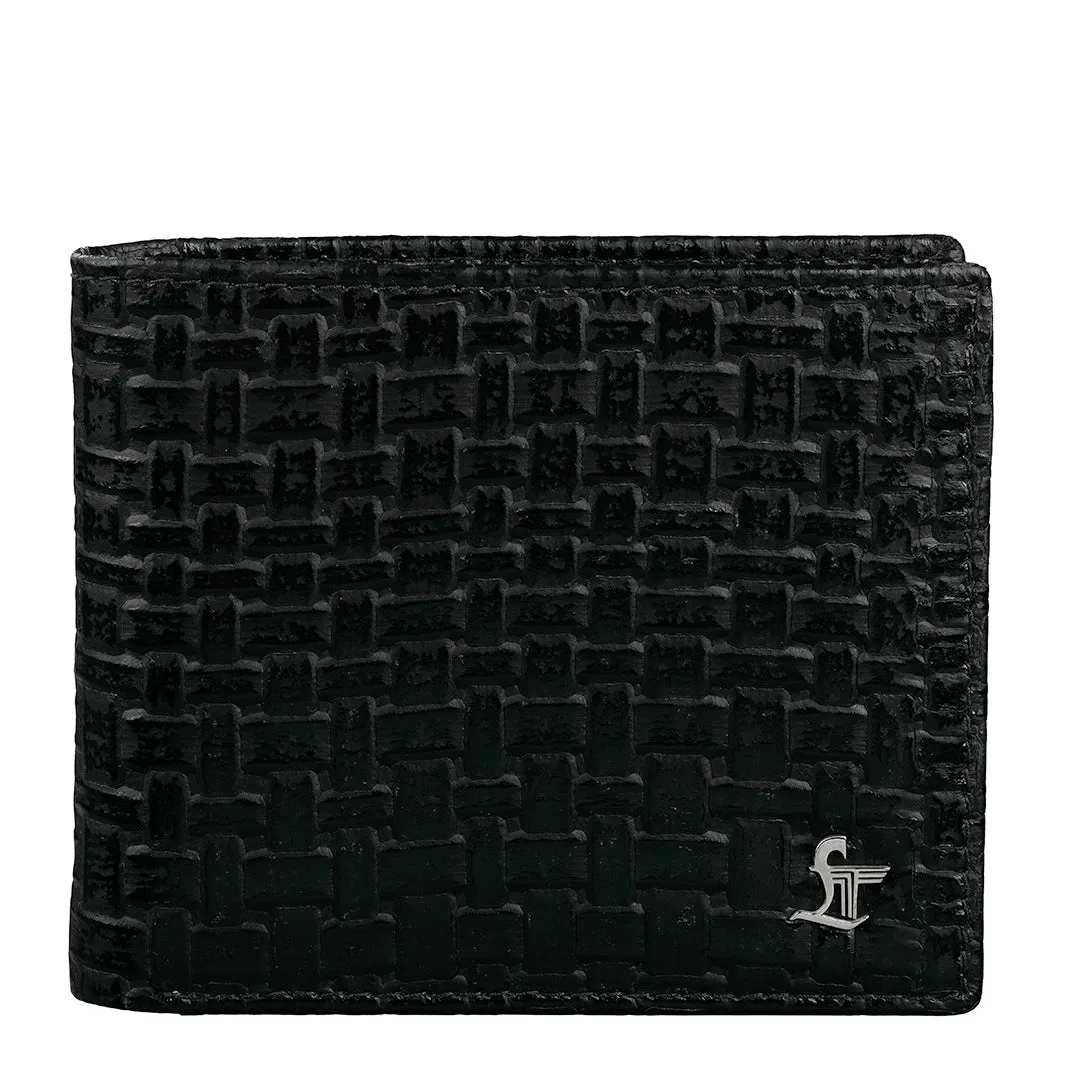 Italian Chatai | Men's Genuine Leather Wallet | Color: Black