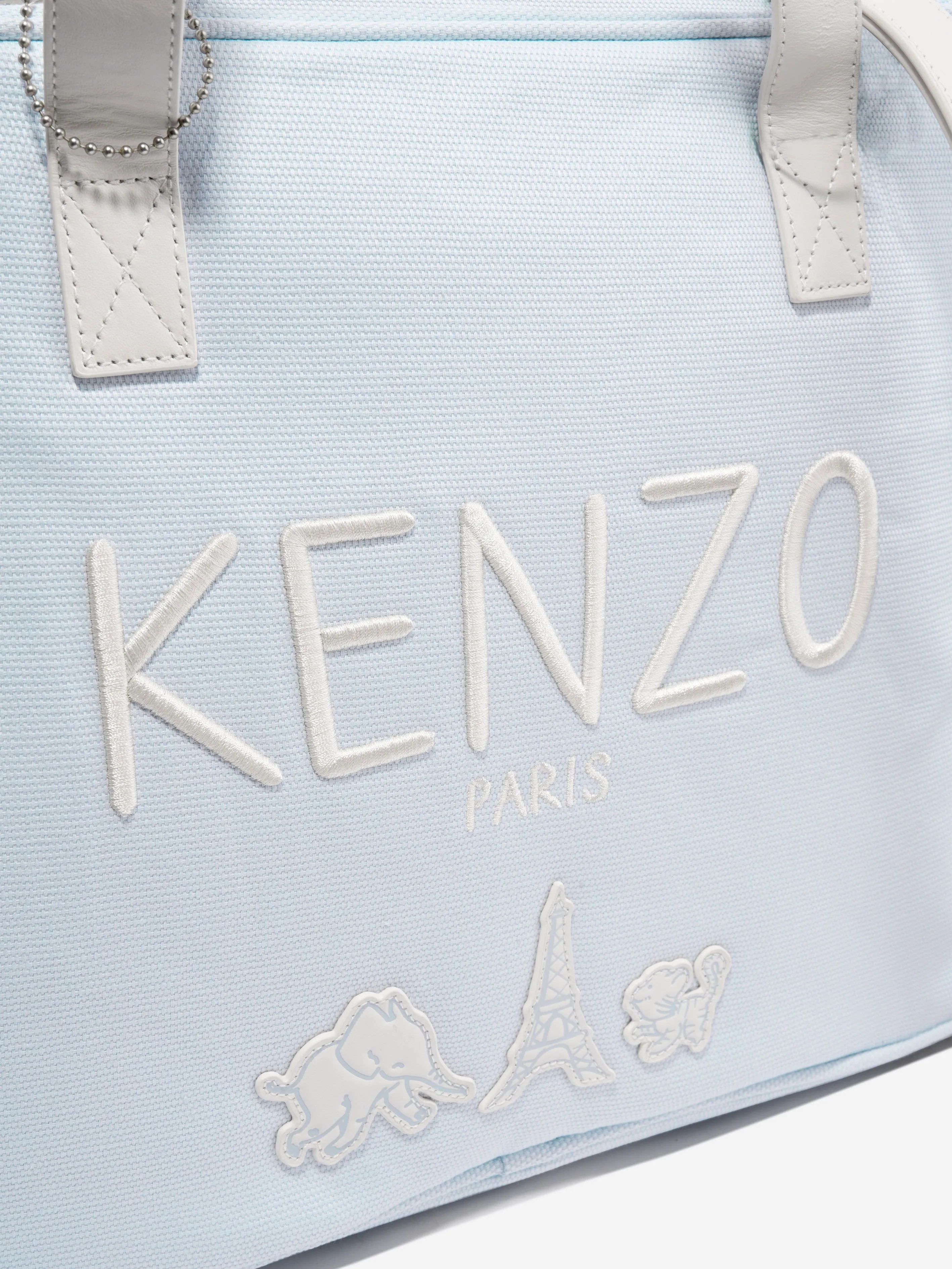 KENZO Baby Logo Changing Bag in Blue