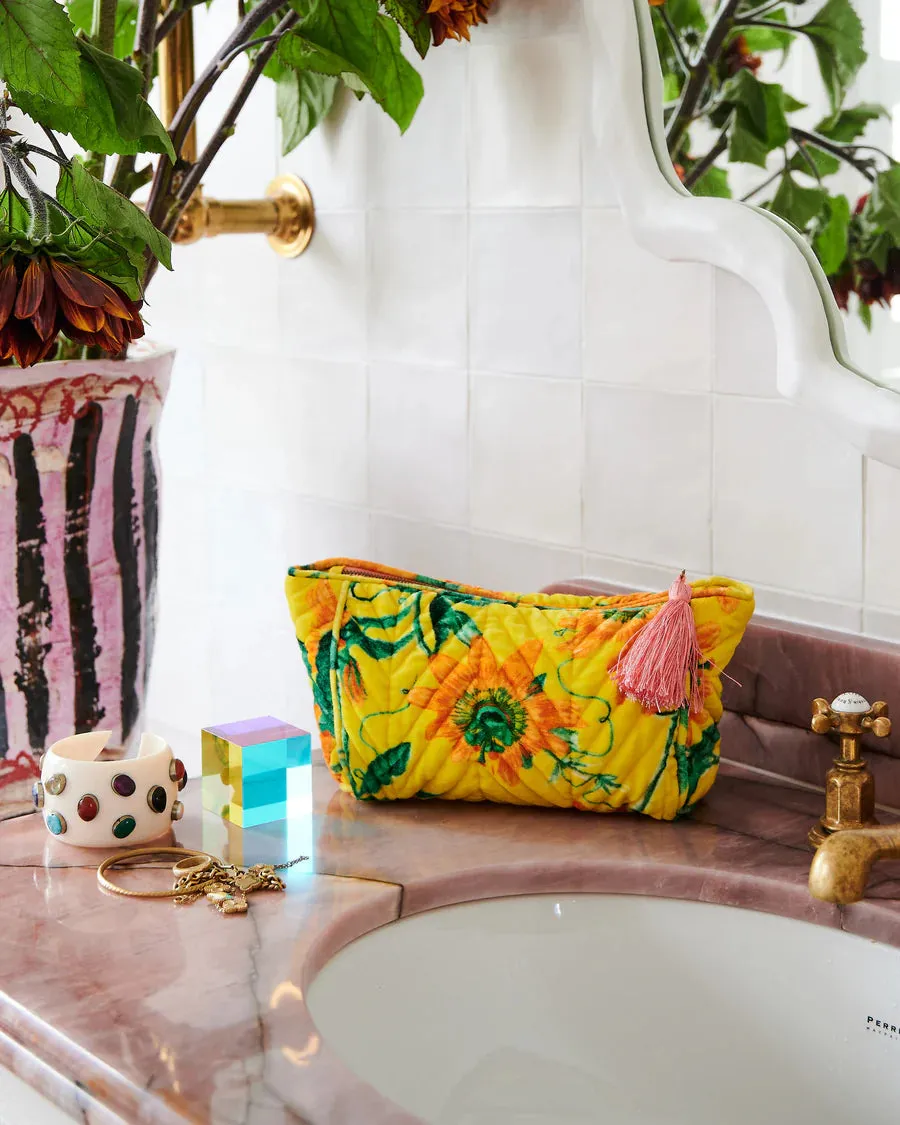 Kip & Co | Passiona Velvet Toiletry Bag
