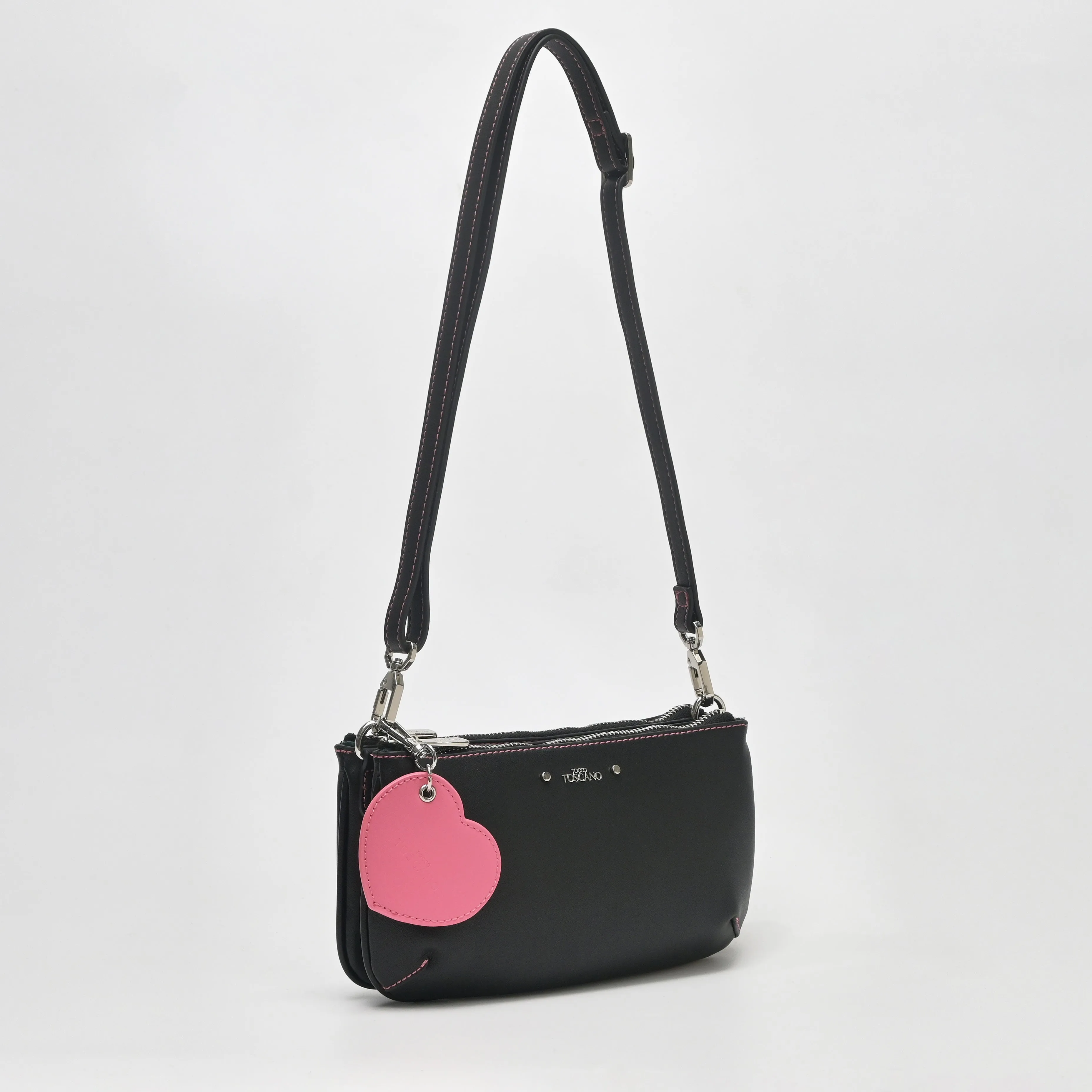 Love Dual Crossbody Bag - TLSB0711PN3BK3