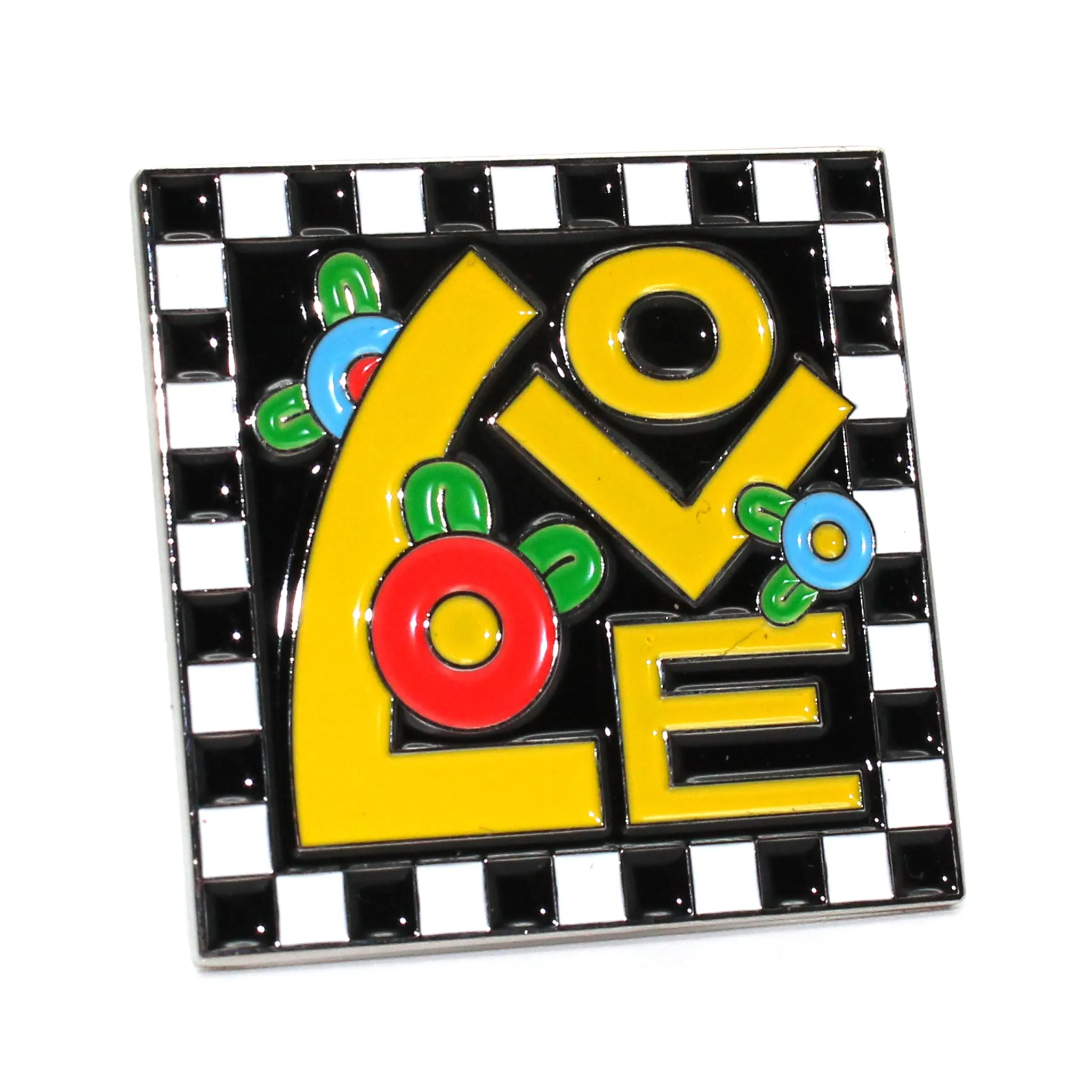 Love Enamel Art Pin