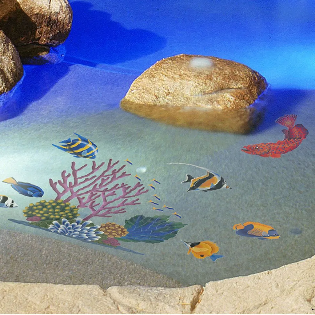 Majestic Angelfish - Pool Mosaic