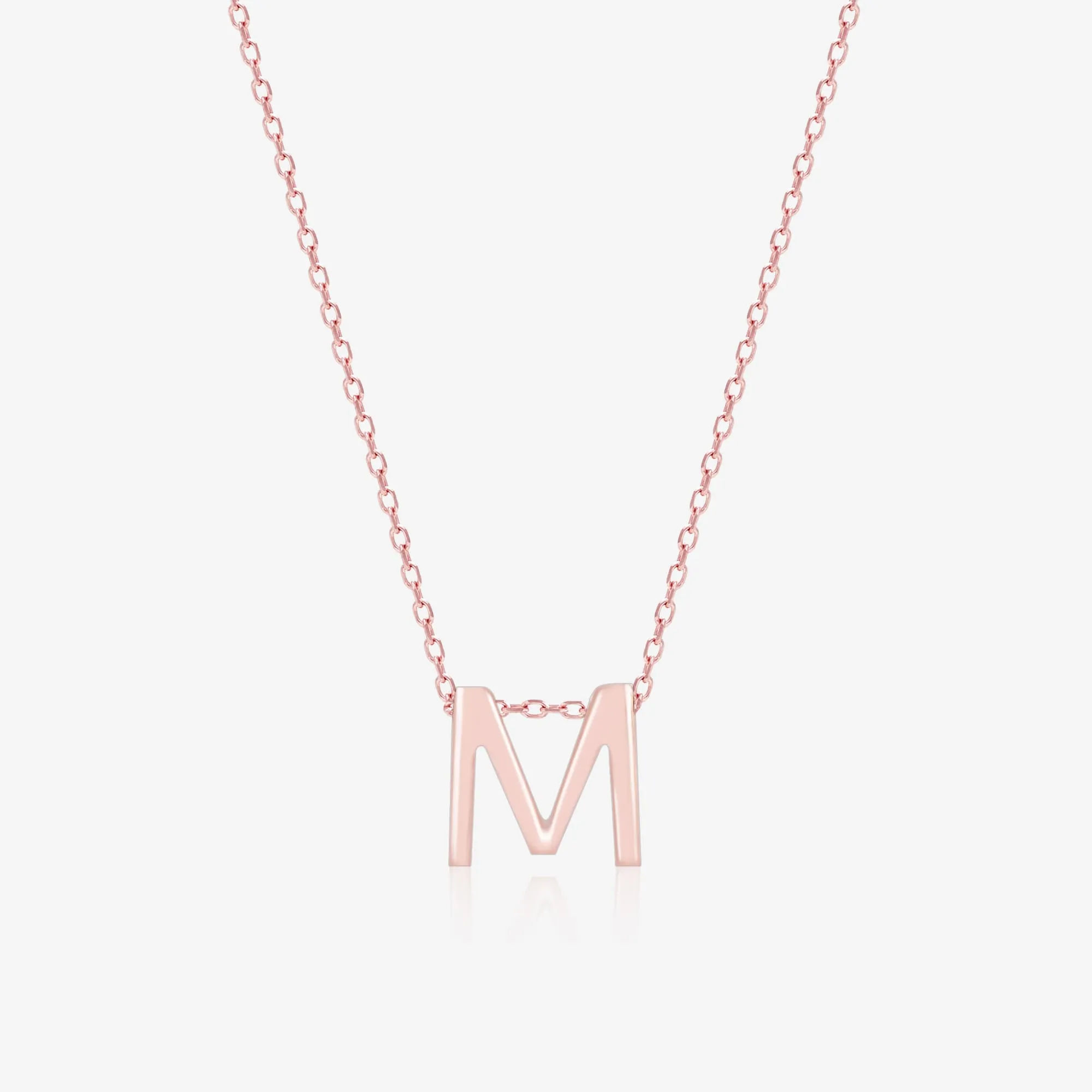 Majestic M Initial Necklace