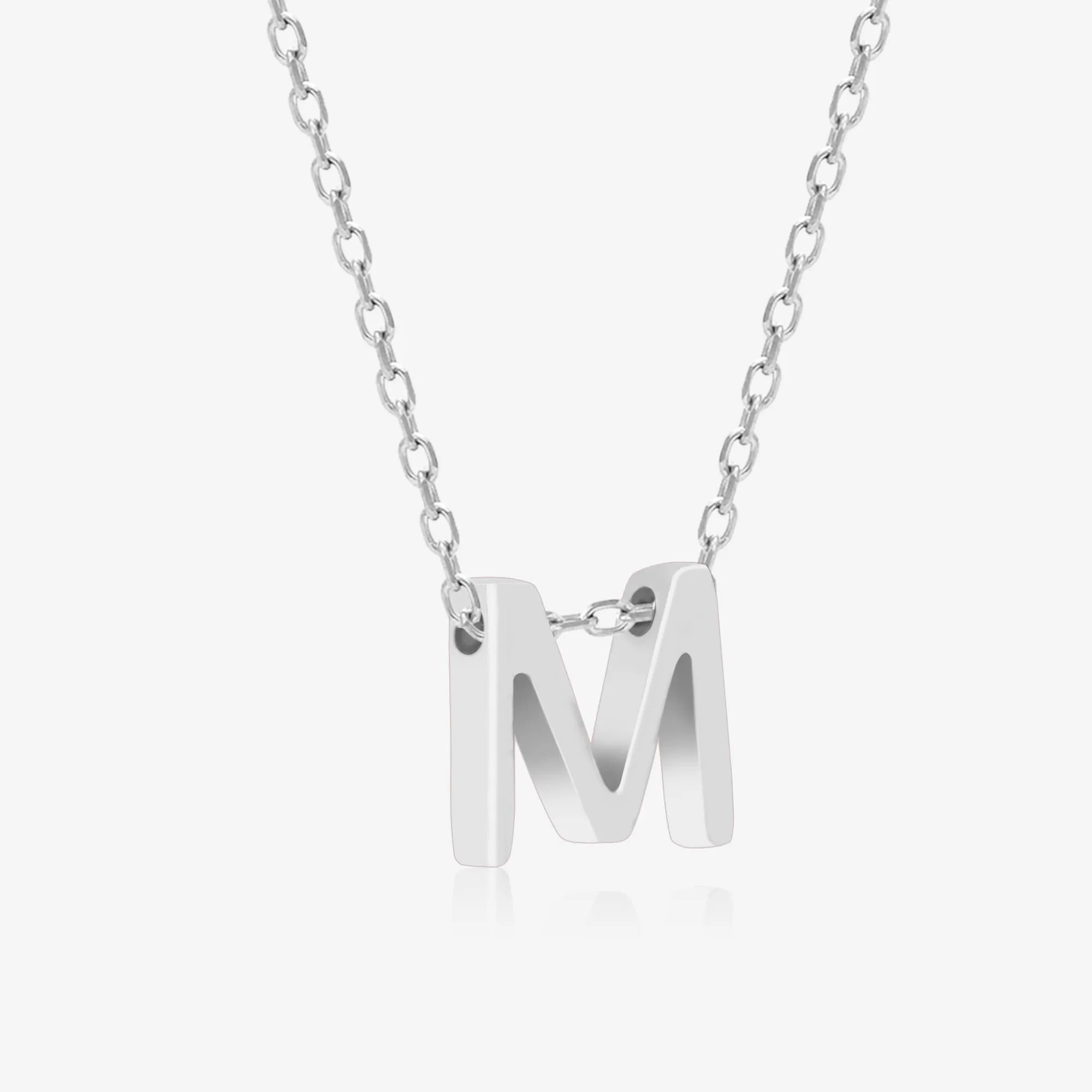 Majestic M Initial Necklace