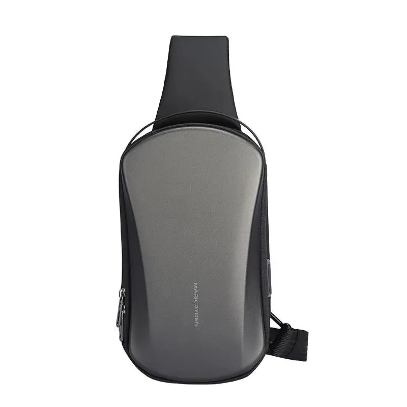Mark Ryden Multifunction USB Crossbody  Shoulder Bag Man TPU Waterproof Travel  Bag for Male