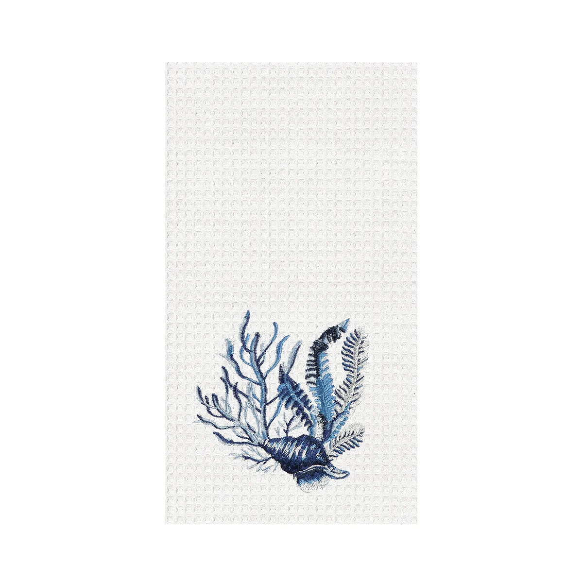 Midnight Lagoon Coral Kitchen Towel