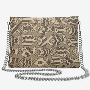 Monochromatic Fish Crossbody Bag