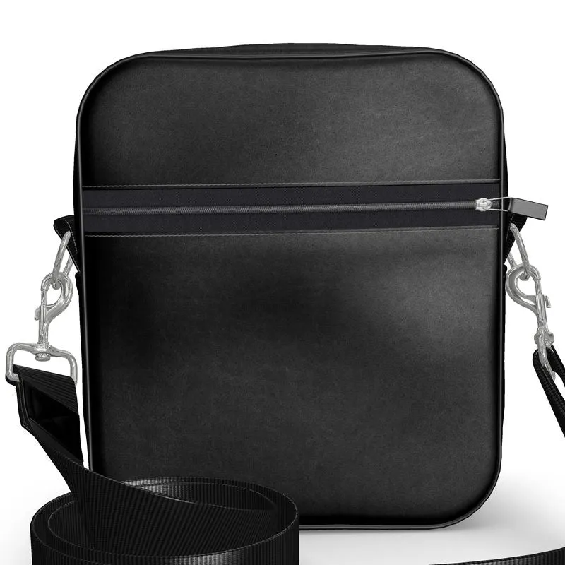 Monochromatic Fish Large Messenger Bag