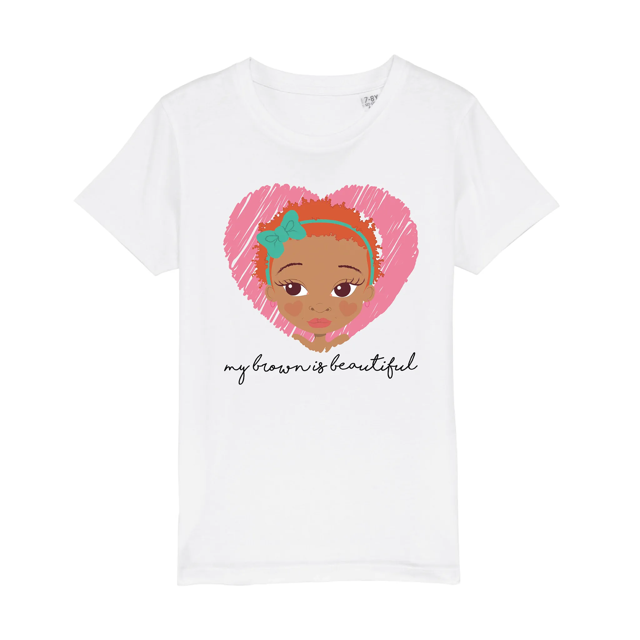 MY BROWN IS GINGER GIRLS TEE | Fefus Designs