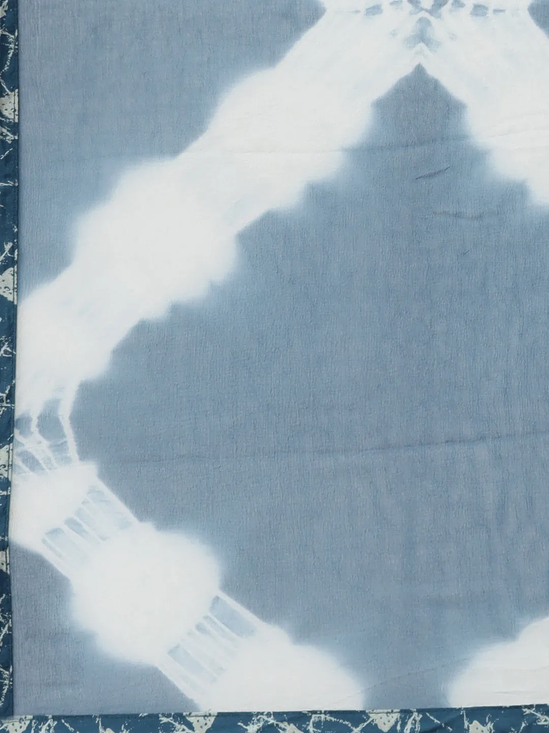 Neeru's Blue Regular Calf Length Printed Readymade Suits