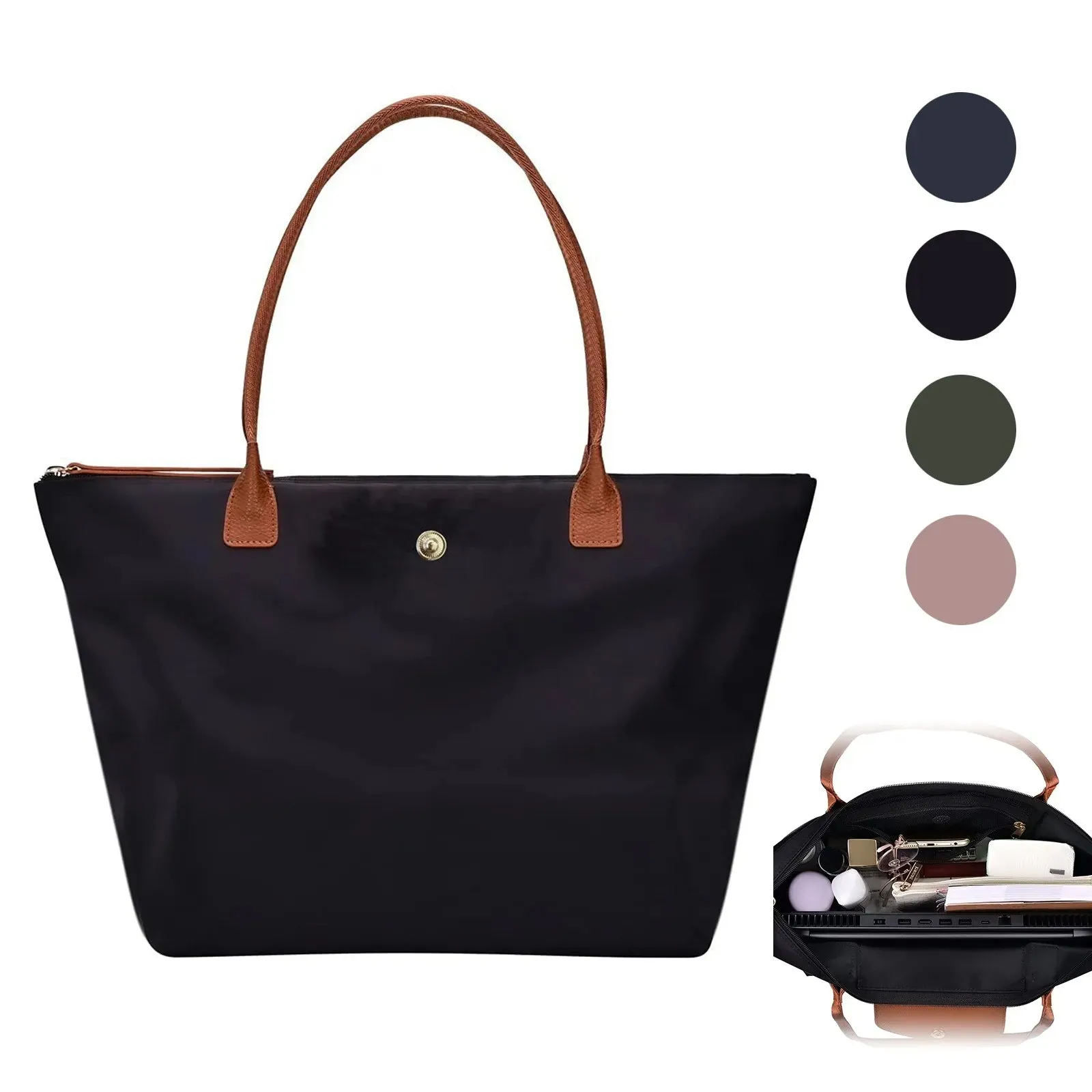 New Nylon Dumpling Making Women's Large Capacity Handbag