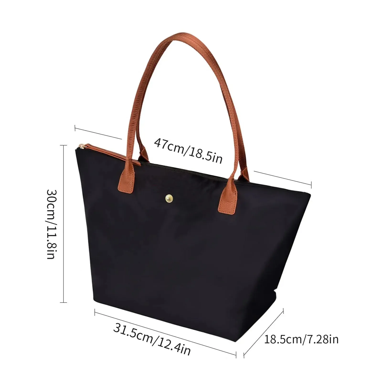 New Nylon Dumpling Making Women's Large Capacity Handbag